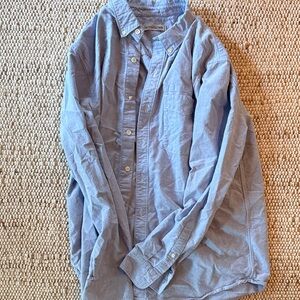 Outerknown Light Blue Casual Button-Down Shirt